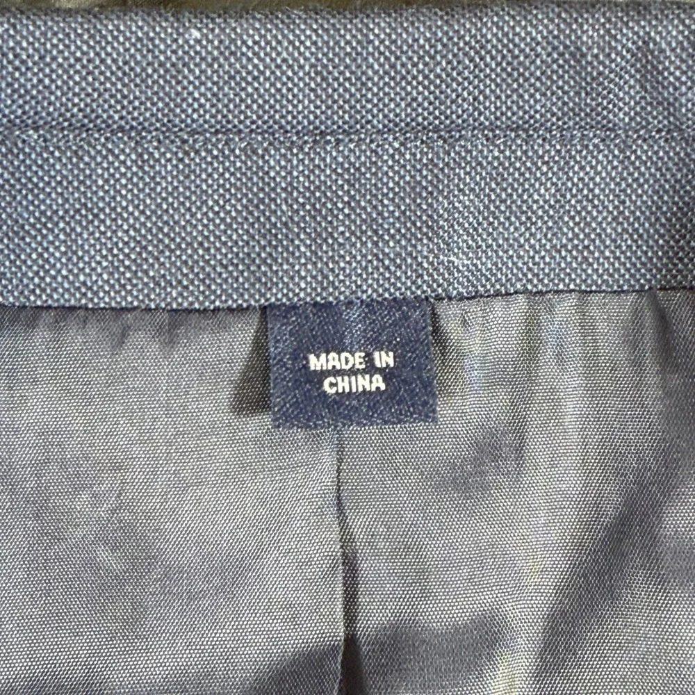J.Crew Thompson Classic Fit Suit 42L 33x32 Navy Blue Wool Two Piece Mens